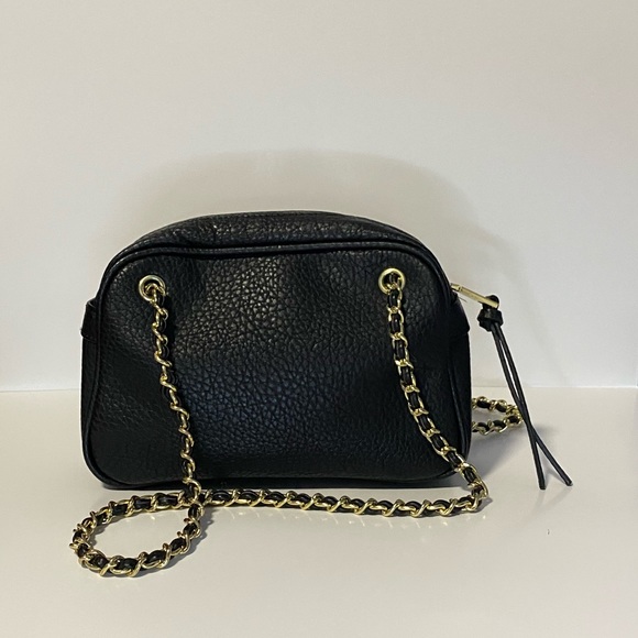 Like New Black Liz Claiborne Purse with Go… - Picture 2 of 3